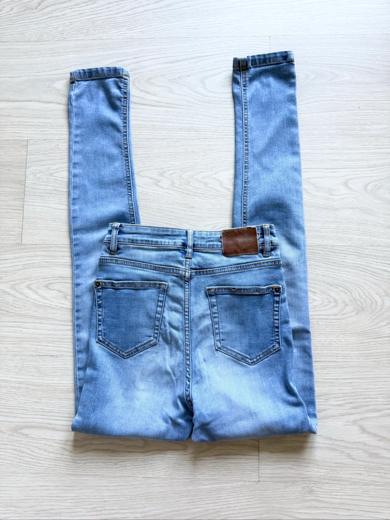 Jean slim skinny bleu clair Jennyfer taille 32 XXS  – photo 5
